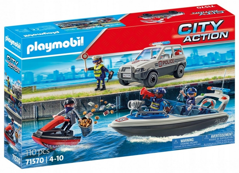 Playmobil City 71570 Policajná vodná naháňačka